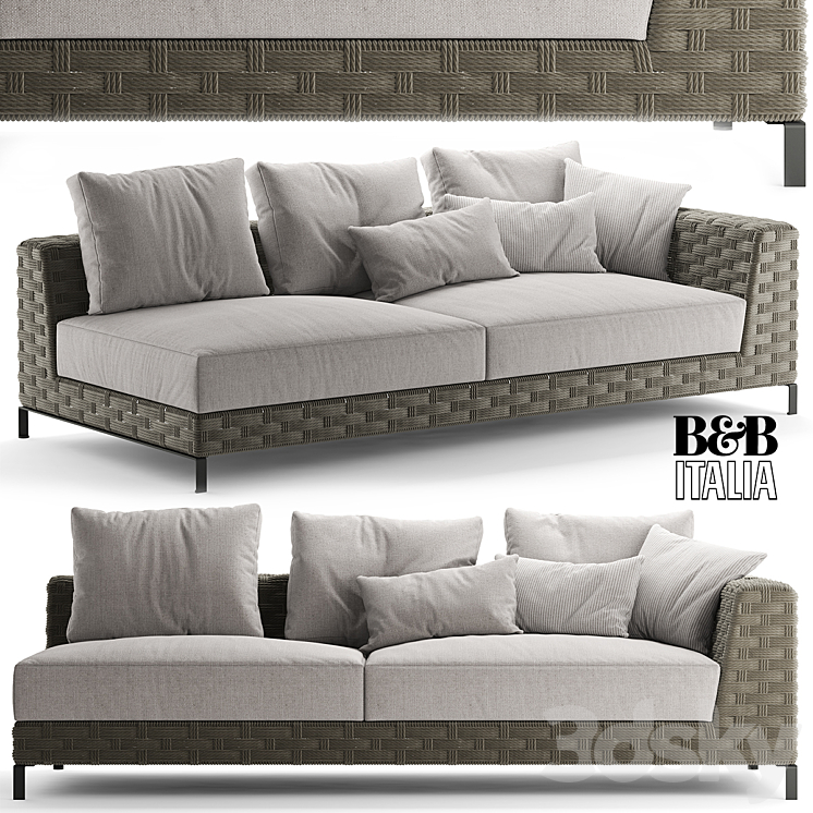 SOFA BEBITALIA RAY OUTDOOR NATURAL 