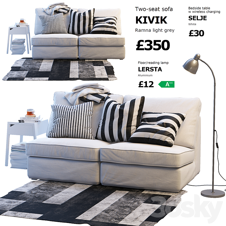 SOFA IKEA KIVIK 1 