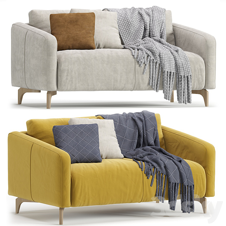SOFA_LJERI_MINI_BARHAT_BEIGE_VELVET_LIGHT_DIVANRU_4_COLORS_SOFA 