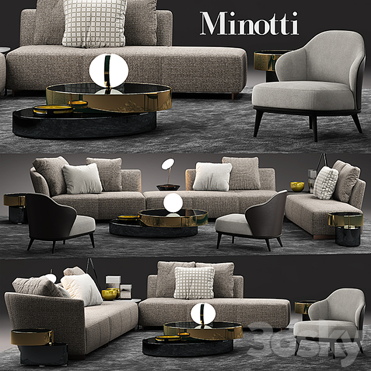 SOFA MINOTTI LOUNGE SEYMOUR 
