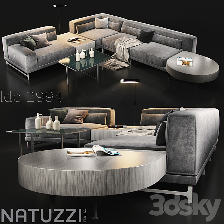 SOFA NATUZZI IDO 2994 