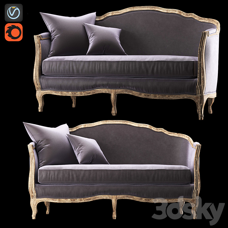 SOFA ONDINE SALON BENCH 