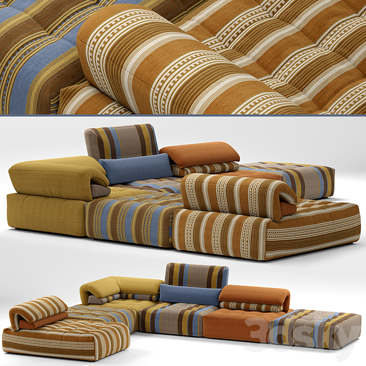 SOFA ROCHE BOBOIS VOYAGE IMMOBILE 