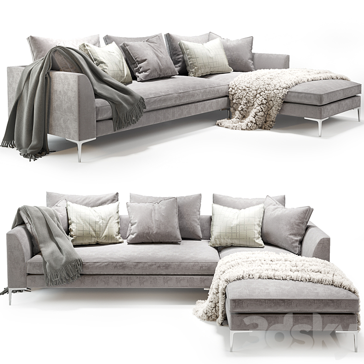 THE SOFA AND CHAIR COMPANY PICASSO CORNER SOFA 