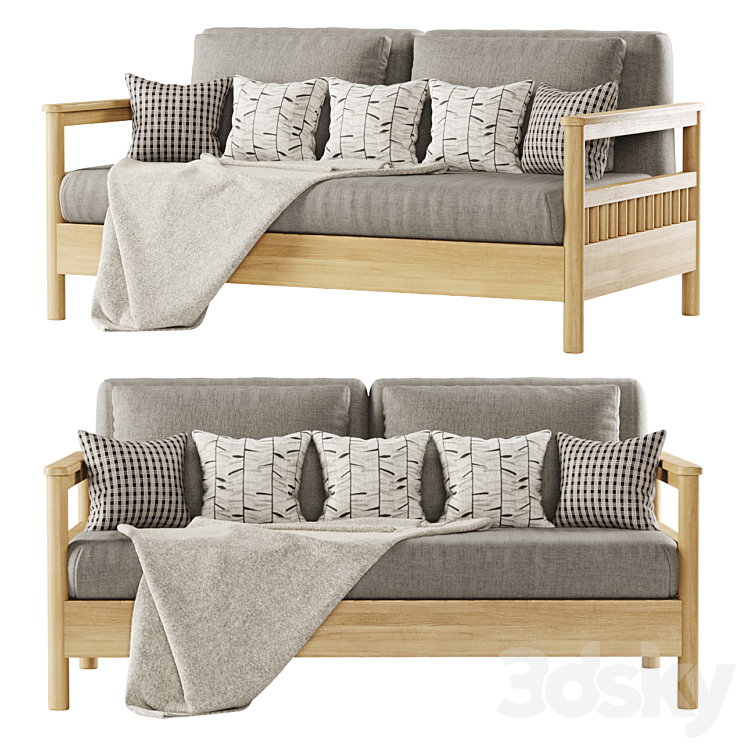 TRIBECA OUTDOOR SOFA DOUBLE GARDEN SOFA 