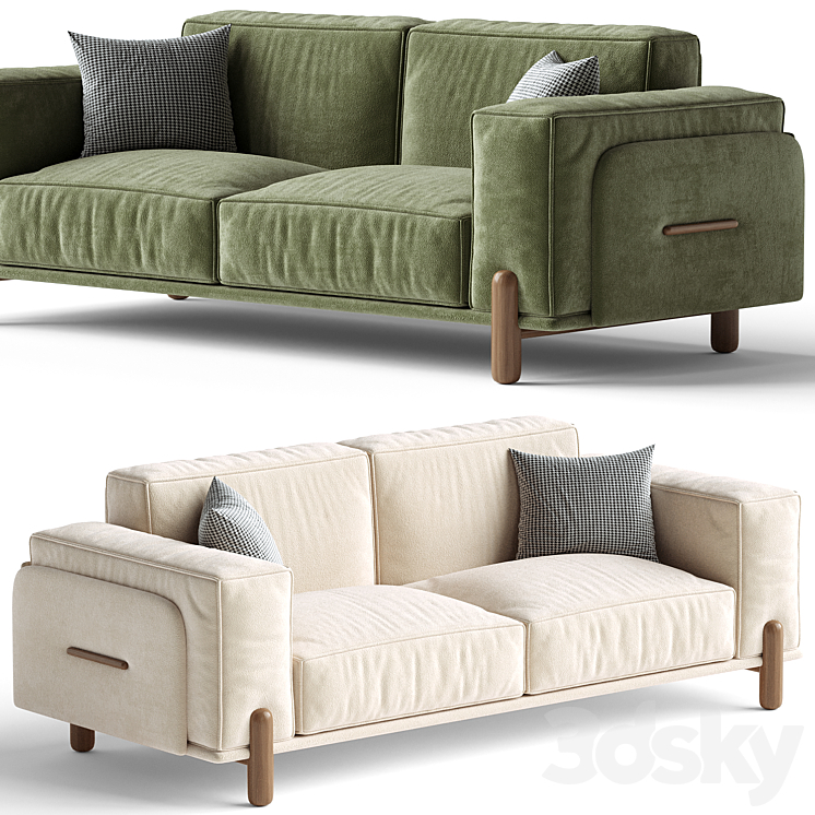 UPHOLSTERED LOVESEAT 