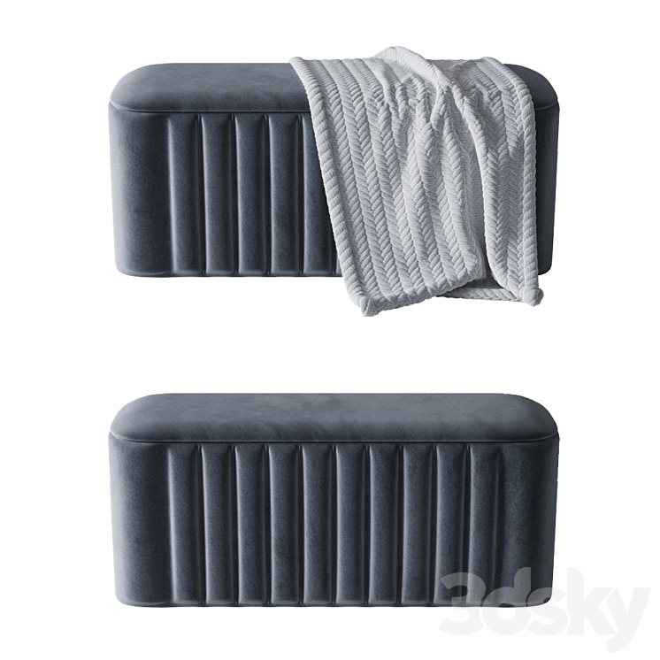 BEDSIDE POUF 