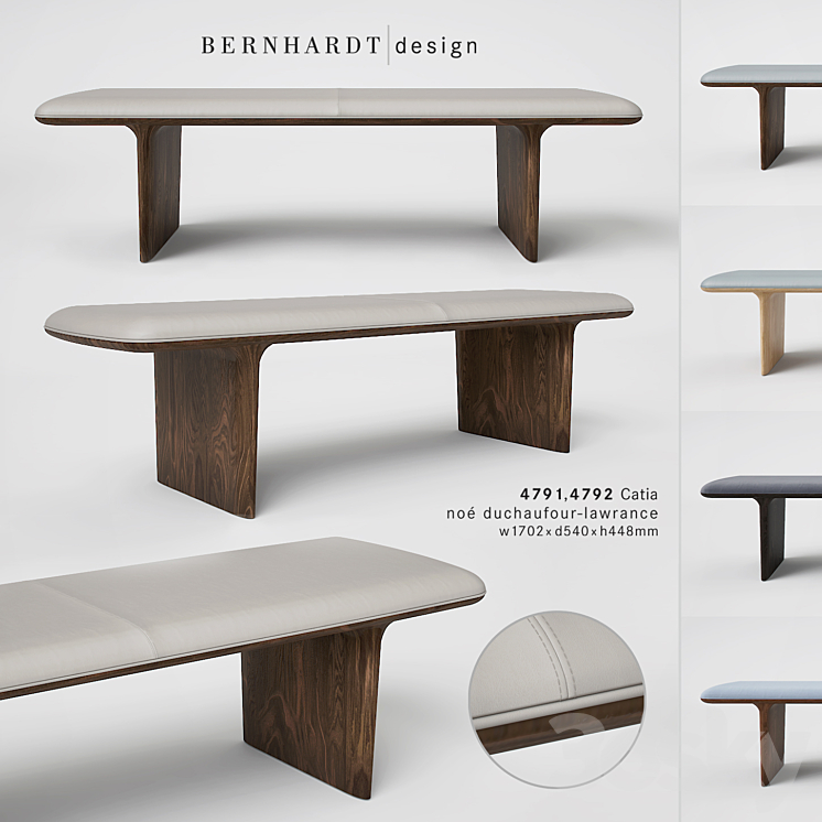 BERNHARDT DESIGN CATIA BENCH 