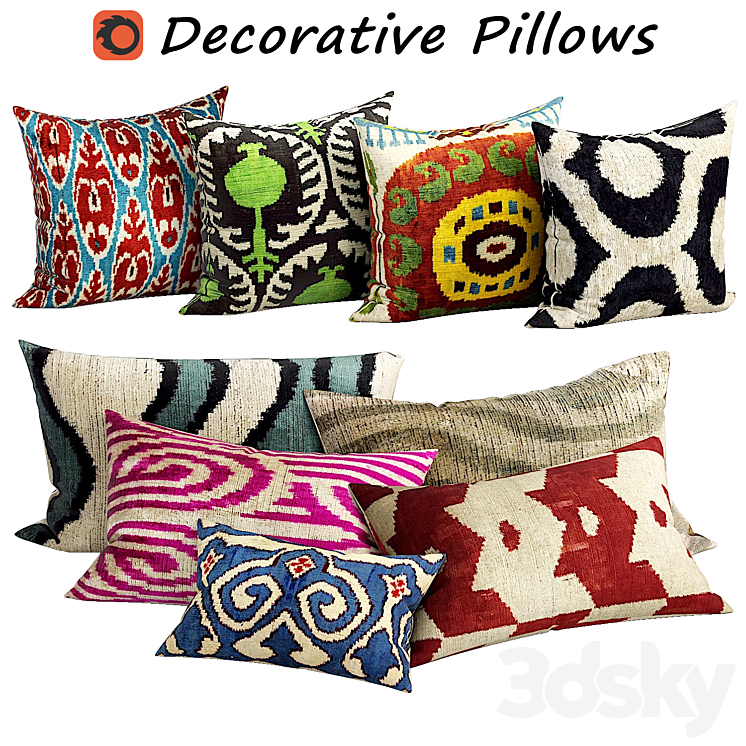 DECORATIVE PILLOW SET 456 