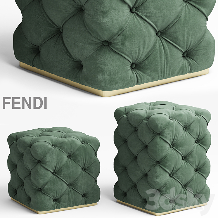 POOF FENDI KUBUS OTTOMAN 