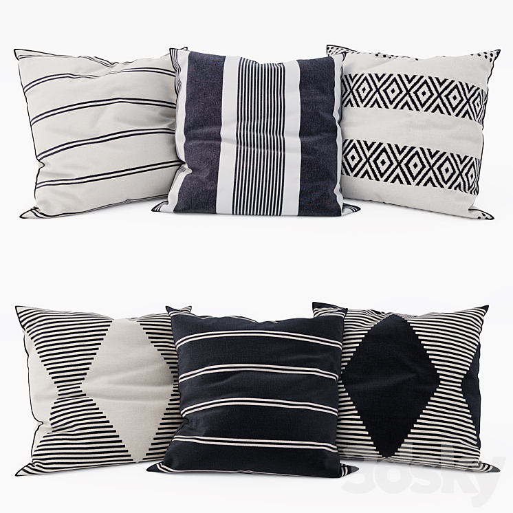 H M HOME DECORATIVE PILLOWS SET 19 