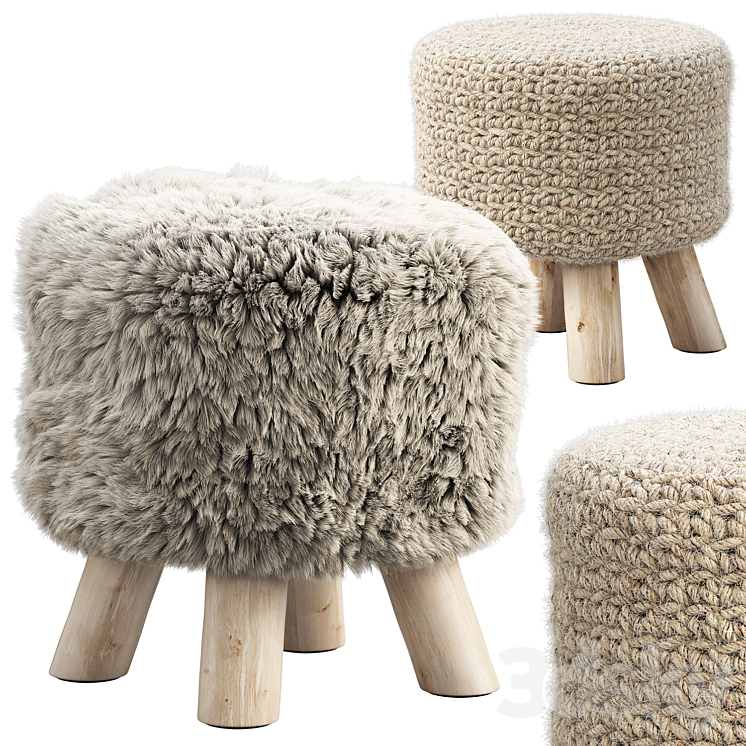 JOYBIRD YOLI POUF 2 OPTIONS 