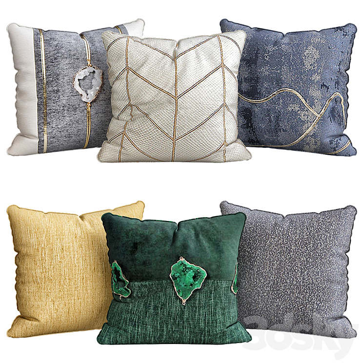 PILLOWS FOR SOFA 6 PIECES NO 146 
