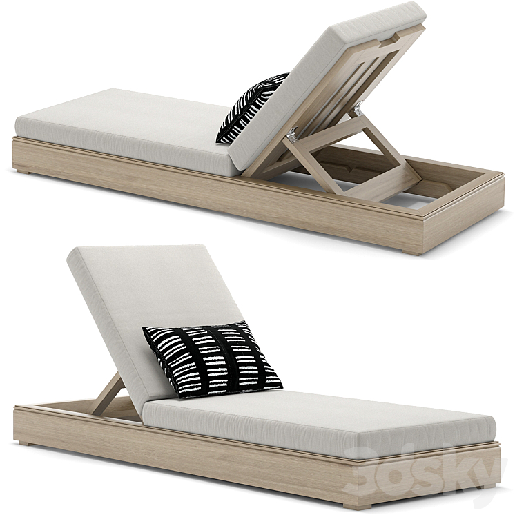 RESTORATION HARDWARE OUTDOOR COSTA CHAISE 