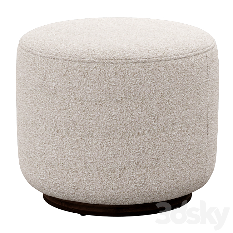 SINCLAIR_ROUND_BOUCLE_OTTOMAN_WHISTLER_OYSTER_SUEDE_FOUR_HANDS 