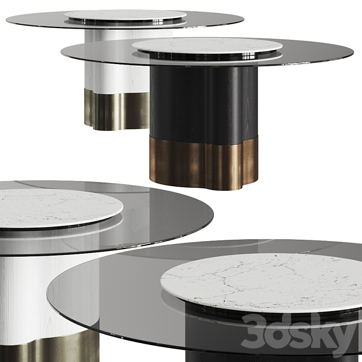 FORMITALIA MARYGOLD ROUND DINING TABLE 