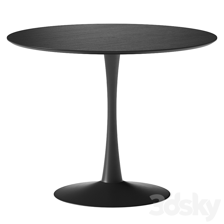 JYSK RINGSTED ROUND WOODEN DINING TABLE 