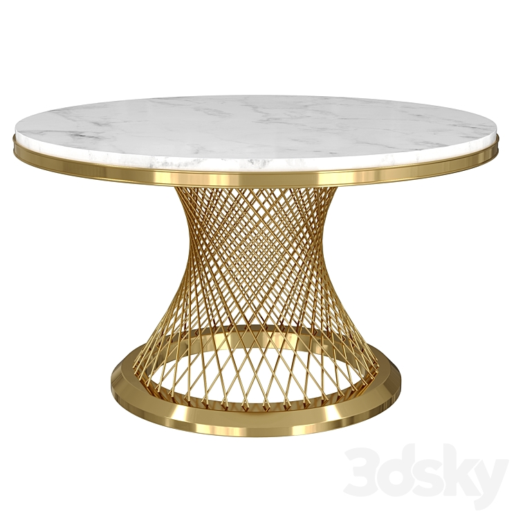 MODERN_ROUND_DINING_TABLE_STAINLESS_STEEL_SINTERED_STONE_PLINTH 