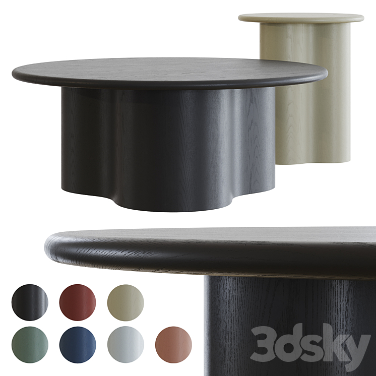 ARTIE WAVE COFFEE TABLE GLOBEWEST 