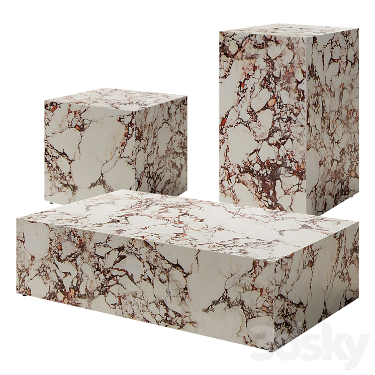 AUDO PLINTH MARBLE TABLE NORM MENU 