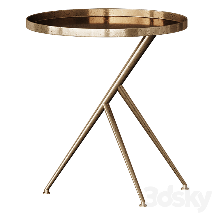CECILIA ROUGH BRASS ACCENT TABLE COFFEE TABLE COFFEE TABLE 