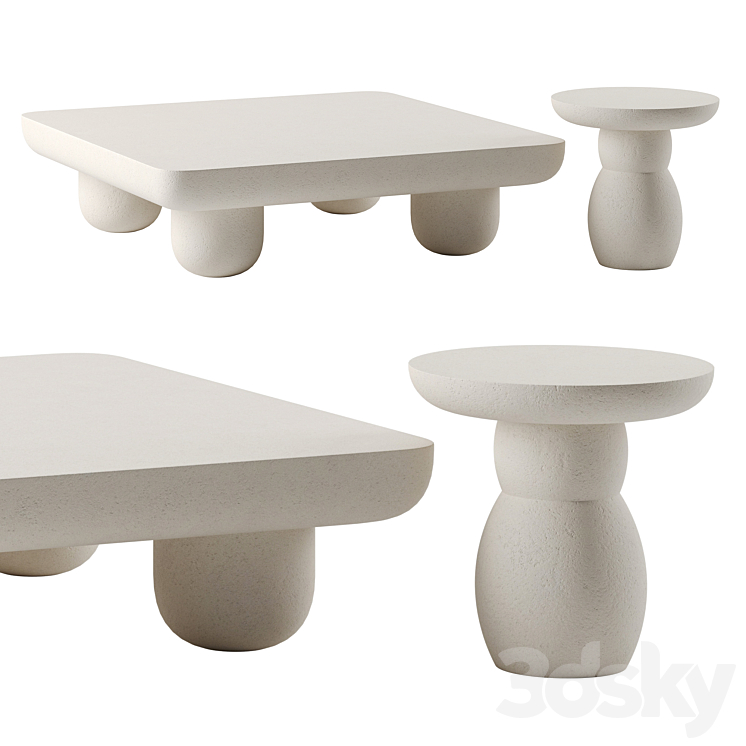 CLOUDED COFFEE TABLES LULU AND GEORGIA 