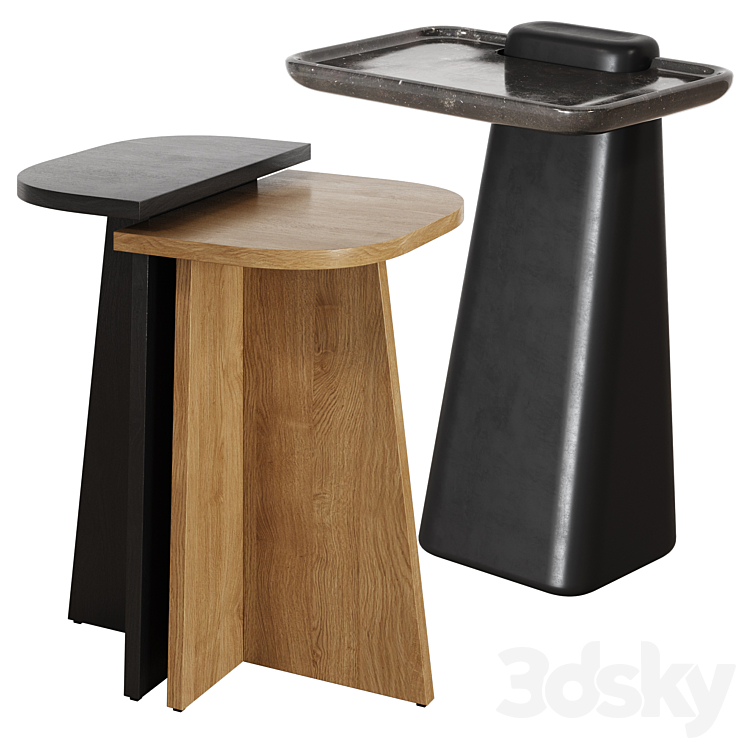 COFFEE SIDE TABLES 2 BUDI RUGANI LAREDOUTE 