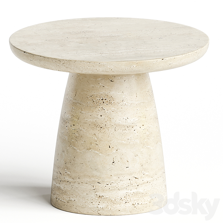 CONTEMPORARY_MINIMAL_ROUND_COFFEE_SIDE_TABLE_IN_TRAVERTINE_STONE 