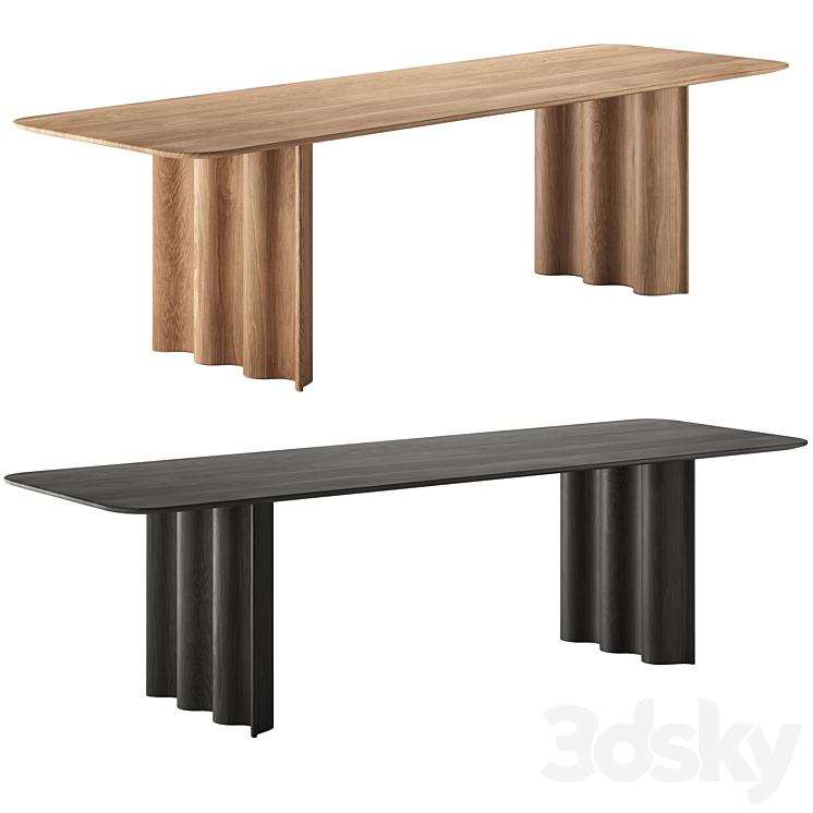 CURTAIN RECTANGULAR TABLE ZEITRAUM 