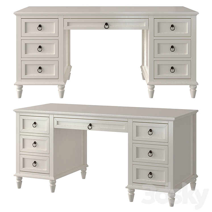 DESK WITH DRAWERS VILTON 