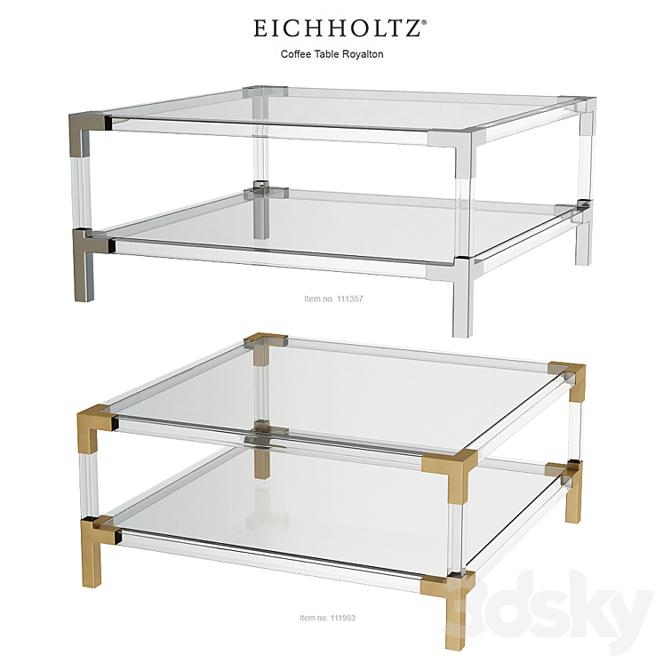 EICHHOLTZ COFFEE TABLE ROYALTON 111983 111357 
