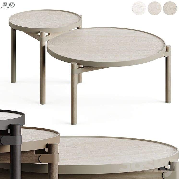 FRATO TUFI OUTDOOR COFFEE TABLE 