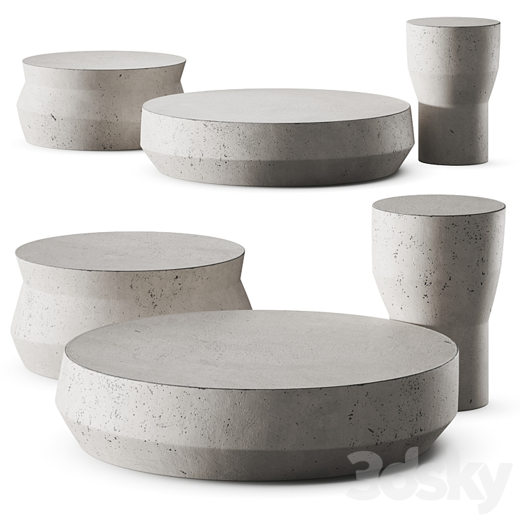 GALLOTTI RADICE DRUMMERS COFFEE TABLES 