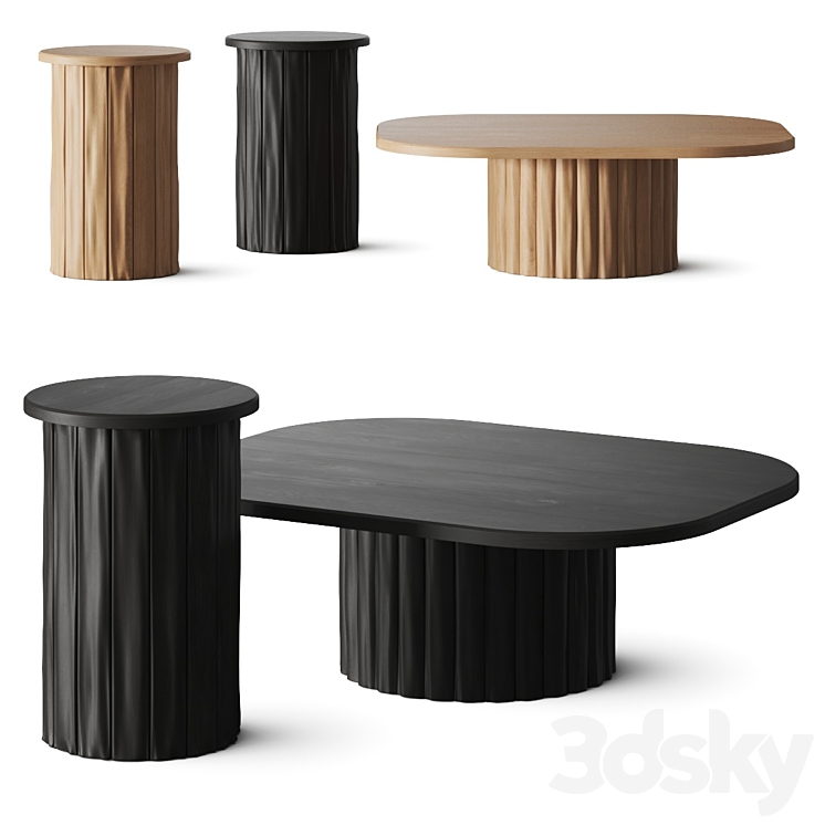 GARNIER LINKER KITAYAMA COFFEE TABLES 