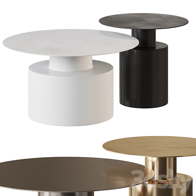HOMARY ROUND COFFEE TABLE 