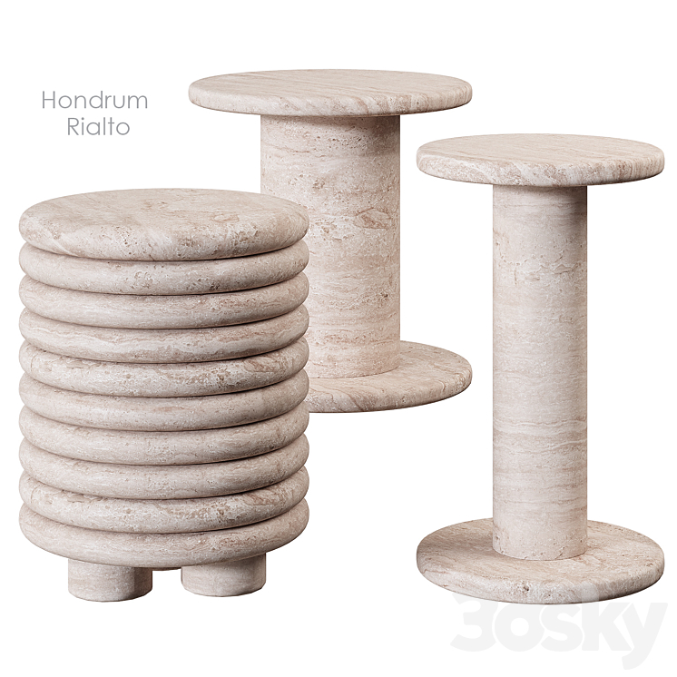 HONDRUM RIALTO COFFEE TABLE CORNER DESIGN 