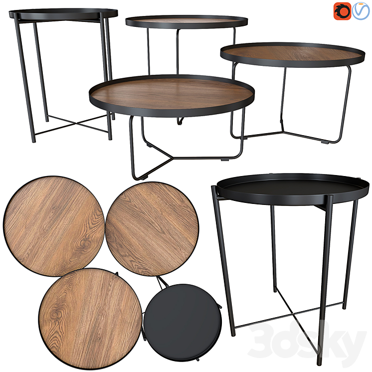IKEA GLADOM CATTELAN ITALIA BILLY WOOD 