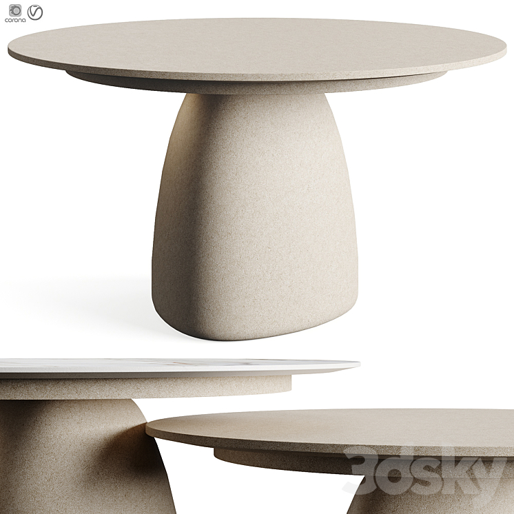 POLIFORM MONOLITH 20232 CIRCLE ONE TABLE 
