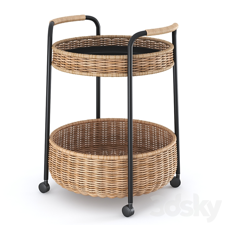 LUBBAN_LITTLE_TABLE_ON_WHEELS_WITH_A_BOX_RATTAN_ANTHRACITE_FROM 
