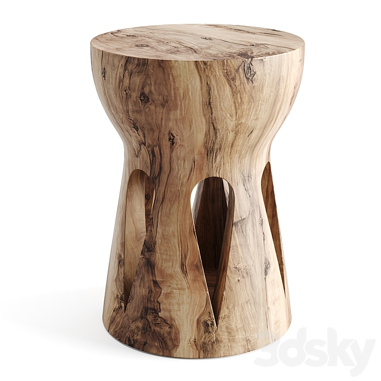 PAPUNG SCULPTED SIDE TABLE AMPM 