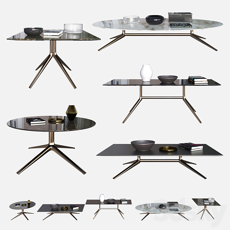 POLIFORM COFFEE TABLES MONDRIAN 