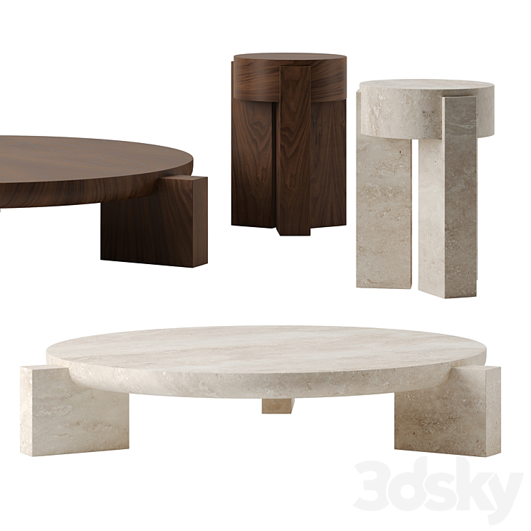 VOLA COFFEE TABLES MARTIN MASSE 