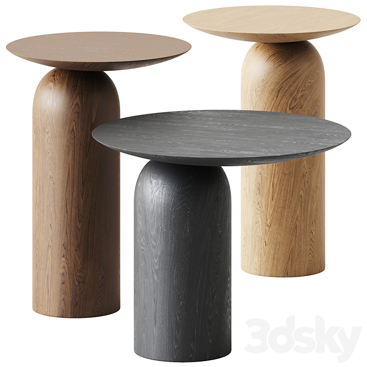 WOODEN COFFEE SIDE TABLE DISCO BASTA 