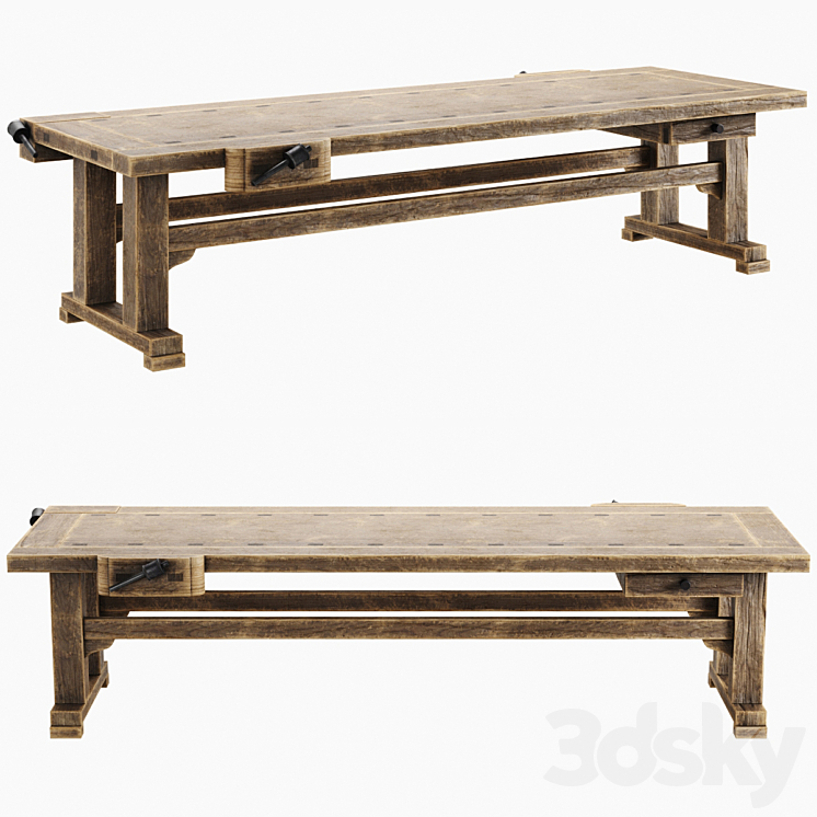 WOODEN WORKBENCH 