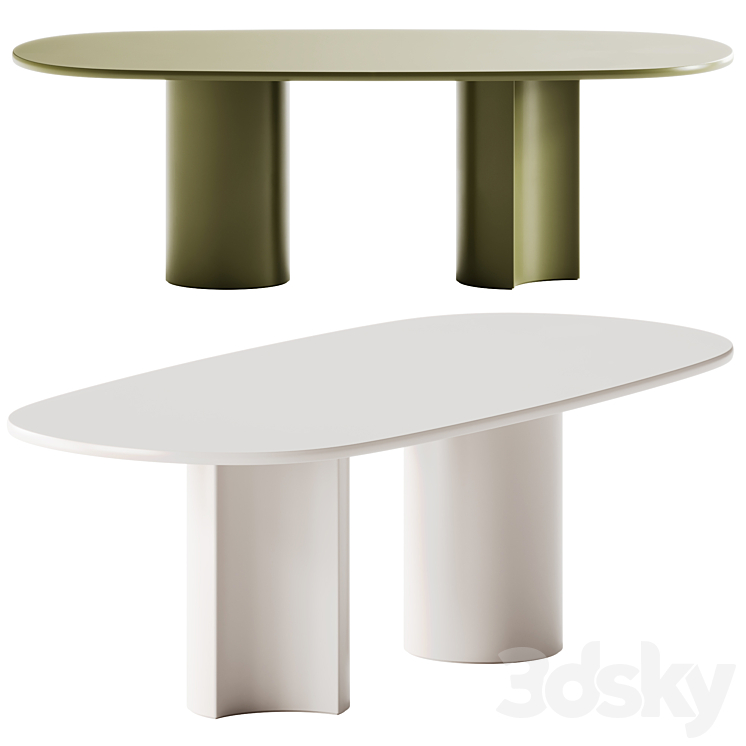 ZANOTTA BOL OVAL TABLE 