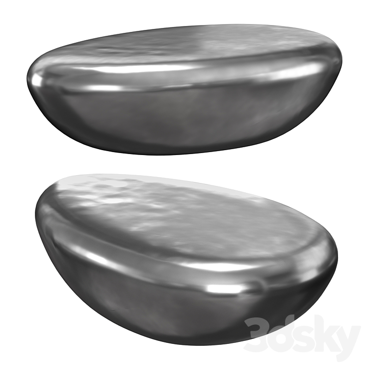 RIVER STONE COFFEE TABLE 