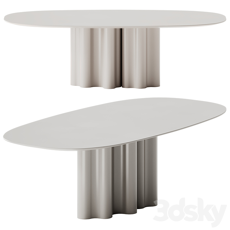 SABA ITALIA TEATRO MAGICO OVAL TABLE 