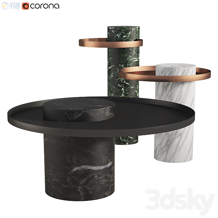 SALUTE SIDE TABLE COFFEE TABLE COLLECTION 
