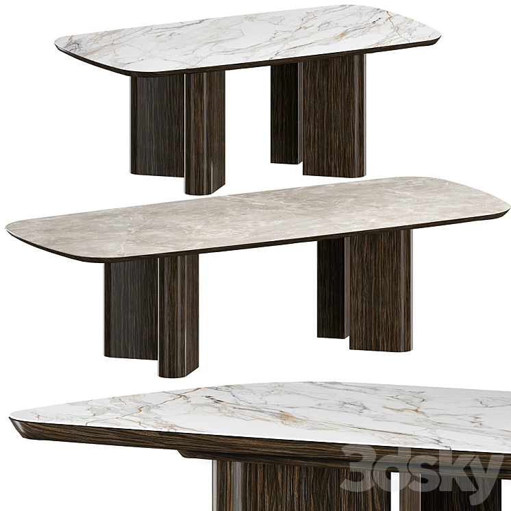 TABLE GEOMETRIC WOOD 