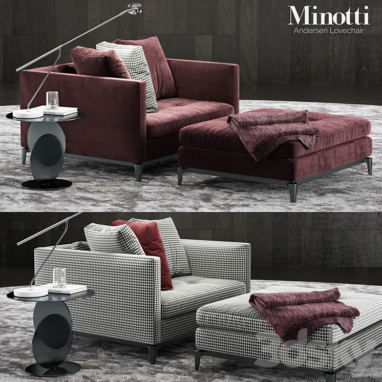 MINOTTI ANDERSEN LOVECHAIR 2 